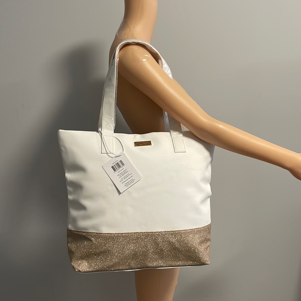 Jimmy Choo Parfums white/gold tote bag